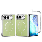 Integrated Glass Scratch Resistant Magnetic Phone Case, For iPhone Duo