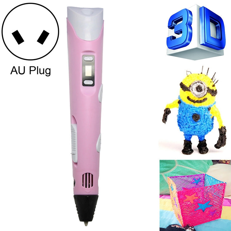 Hand-held 3D Printing Pen, AU Plug, AU Plug