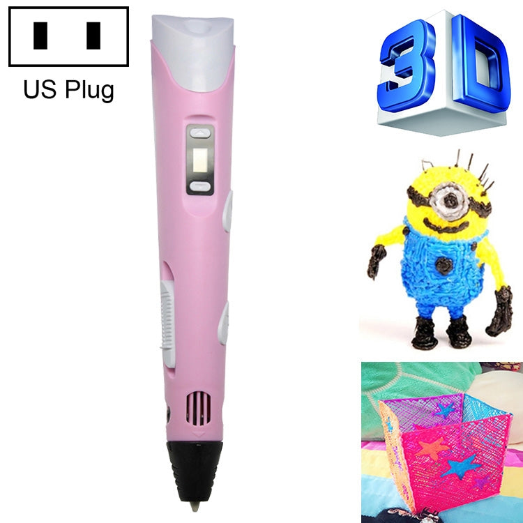 Hand-held 3D Printing Pen, US Plug, US Plug