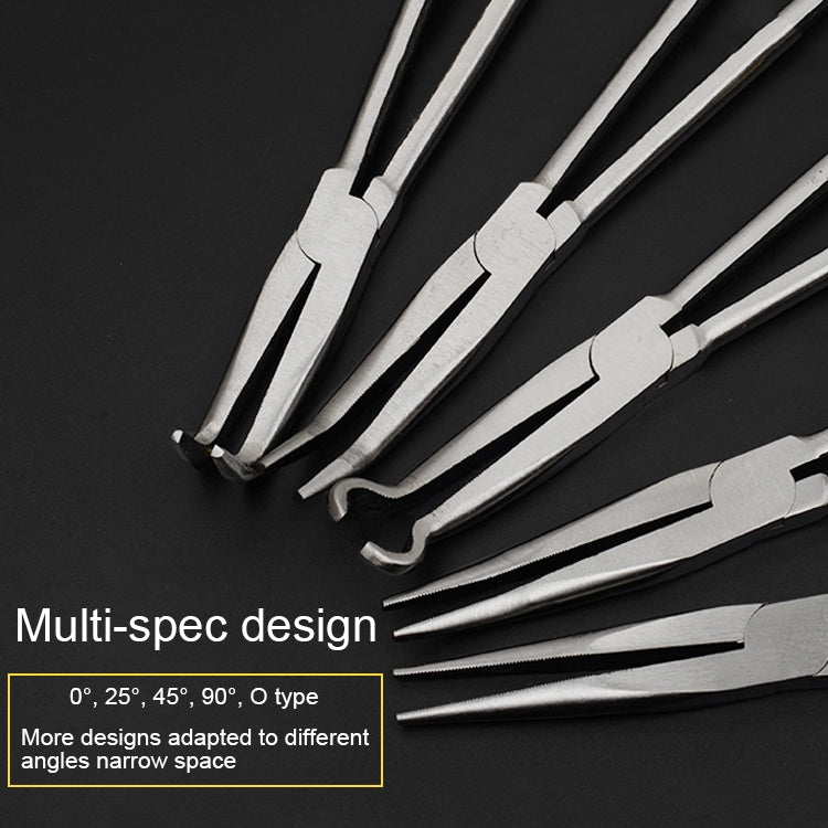 11 Inch Multi-function 0 Degree Straight Needle-nosed Pliers Hand Tool, 0 Degree Straight