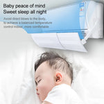 Bedroom Wall-Mounted Baby Universal Anti-Straight Blowing Air Conditioning Windshield Wind Deflector Shroud, M Hole Version, M Hole Version