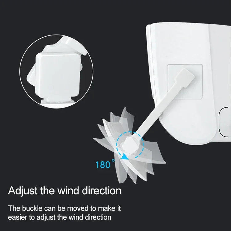 Bedroom Wall-Mounted Baby Universal Anti-Straight Blowing Air Conditioning Windshield Wind Deflector Shroud, Glossy Surface Version, Glossy Surface Version
