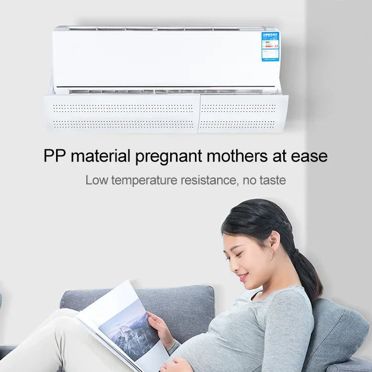 Bedroom Wall-Mounted Baby Universal Anti-Straight Blowing Air Conditioning Windshield Wind Deflector Shroud, Thickened Version, Thickened Version