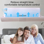Bedroom Wall-Mounted Baby Universal Anti-Straight Blowing Air Conditioning Windshield Wind Deflector Shroud, Thickened Version, Thickened Version