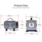 ACO-008 120W 110L/Min Electromagnetic Air Pump Compressor Seafood Fish Tank Increase Oxygen Air Flow Spliter, US Plug, ACO-008