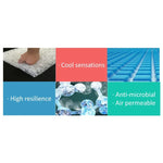Summer Dog Pad Bed House Pet Cool Down Pad Detachable Dog Mat Cushion,Large, Size:73*46*4cm, Size:73*46*4cm