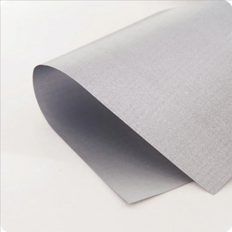 4 PCS Gas Furnace Surface Ultra-thin Fibre Material Stovetop Protective Cleaning Pad, Size: 27*27 cm (Silver), 4 PCS
