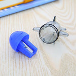 3 PCS Creative Cute Small Aircraft Style Pencil Sharpeners Mechanical Machine School Stationery Office Supplies, Random Color Delivery, Aircraft Style