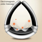 USB Charging 1300 mAh Electric Back Neck Shoulder Electrical Pulse Electric Shock Body Massager, USB Charging
