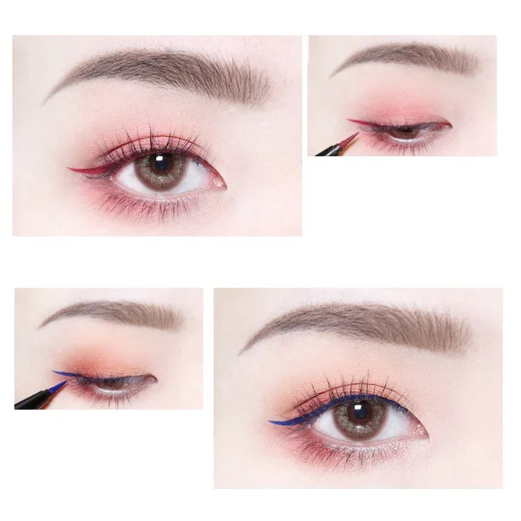 50 PCS Eyeliner Brush Cosmetic Makeup Brushes Eyes Make Up Styling Tools
