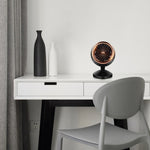 Portable Adjustable Mini USB Charging Air Convection Cycle Desktop Electric Fan Air Cooler, Support 2 Speed Control
