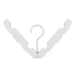 Foldable Clothes Hanger Drying Rack with 4 Hidden Clips for Home / Travel, Random Color Delivery, Foldable Clothes Hanger