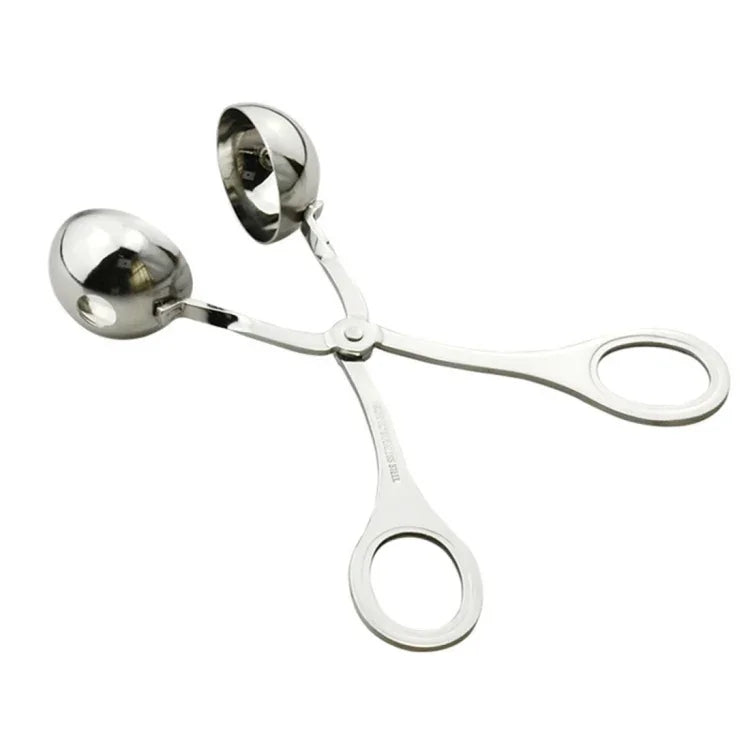 Stainless Steel Meatball Maker Stuffed Meatball Clip DIY Fish Meat Rice Ball Maker, Stainless Steel