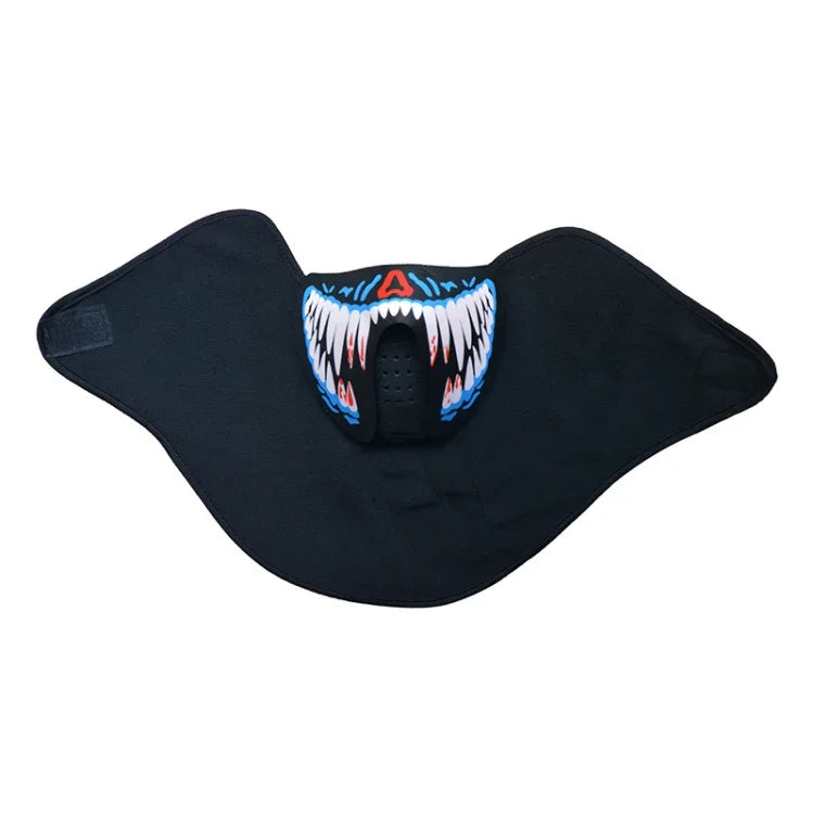 FG-MA-02 Halloween Mask Voice Control LED Cold Light Terror Cosplay Mask, FG-MA-02