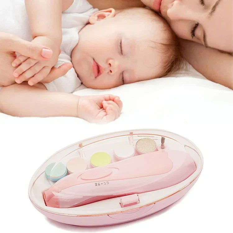6 in 1 Baby Nail Clipper Trimmer Manicure Electric Grinding Device Tool Kit