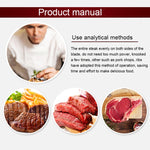 48-Pin Ultra Shrill Needle Stainless Steel Blades Meat Tenderizer for Chicken, Steak, Beef, Pork, Fish, 15x11.3x3.5cm