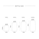 10 PCS Portable Refillable Plastic Fine Mist Perfume Spray Bottle Transparent Empty Spray Sprayer Bottle, 100ml, 100ml