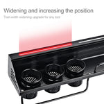 A Version 50cm 1 Cup  8 Hooks Kitchen Multi-function Wall-mounted Condiment Storage Rack, A Version 50cm 1 Cup