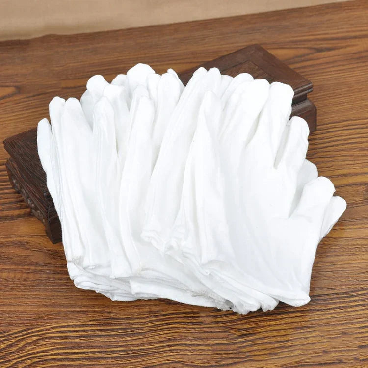 12 Pairs Pure Cotton Working Gloves，Thickened Cotton, Thickened Cotton