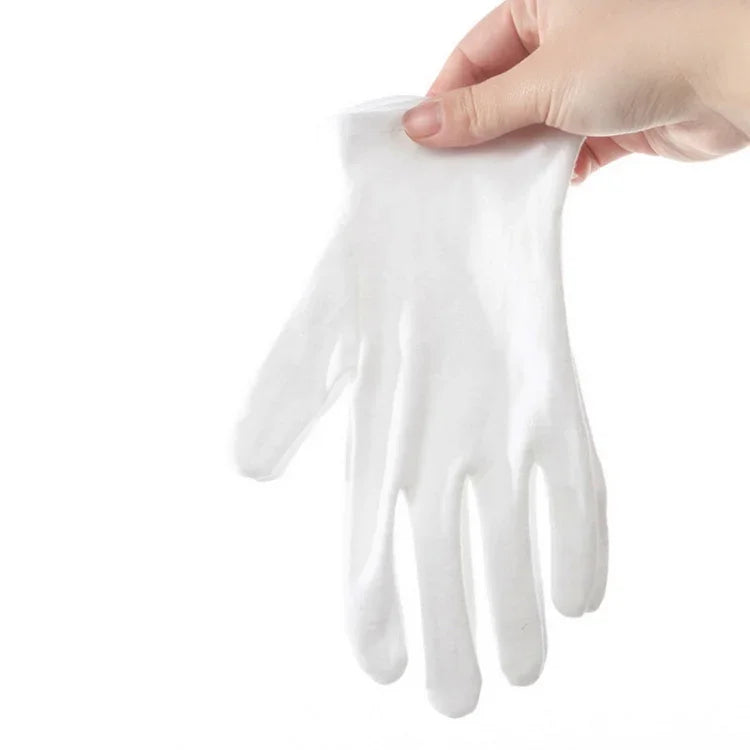 12 Pairs Labor Insurance Work Gloves, Cotton Double-sided, Cotton Double-sided