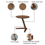 ZH63379 Nordic Wood Multi-functional Small Apartment Creative Round Side Table, HC5518A, HC5518B
