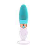 CNaier AE-618 Battery-powered Silicone Acoustic Wave Face Skin Care Electric Facial Cleanser, AE-618(Blue), AE-618(Orange), AE-618(Pink), AE-618(Green)