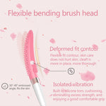 CNaier AE-8381 Household Waterproof Vibration Silicone Electric Massage Bath Body Brush