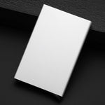 Antimagnetic Stainless Steel PU Business Card Holder Credit Card Case, Size: 10*6.2*0.8cm
