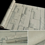Qingyun Stone Creative 3D Stone Brick Decoration Wallpaper Stickers Bedroom Living Room Wall Waterproof Wallpaper Roll, Size: 45 x 1000cm, Qingyun Stone