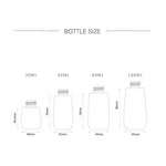 5 PCS Travel Plastic Bottles Leak Proof Portable Travel Accessories Small Bottles Containers, 30ml, 30ml