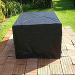Anti-UV Waterproof Dust-proof 210D Oxford Cloth Folding Table Chairs Protective Cover Outdoor Furniture Set Cover, Size: 242*162*100cm(Black), Size: 242*162*100cm