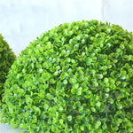 Artificial Aglaia Odorata Plant Ball Topiary Wedding Event Home Outdoor Decoration Hanging Ornament, Diameter: 8.7 inch, 8.7 inch