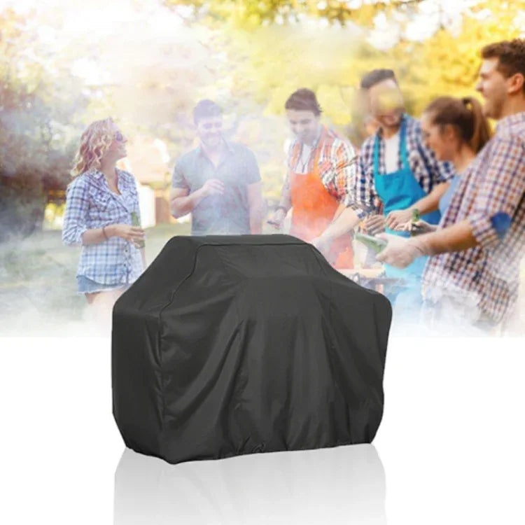 Outdoor Anti-UV Waterproof Dust-proof 210D Oxford Cloth BBQ Square Protective Bag Charcoal Barbeque Grill Cover, Size: 100x60x150cm, Size: 100x60x150cm