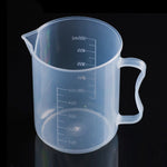 500ml PP Plastic Flask Digital Measuring Cup Cylinder Scale Measure Glass Lab Laboratory Tools, 500ml
