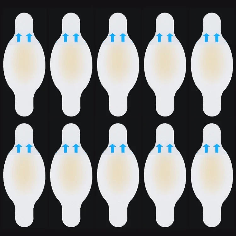 10 PCS Foot Care Skin Hydrogel Analgesic Plaster Blisters Slip Heel Protector Size: 28x69cm, Size: 28x69cm