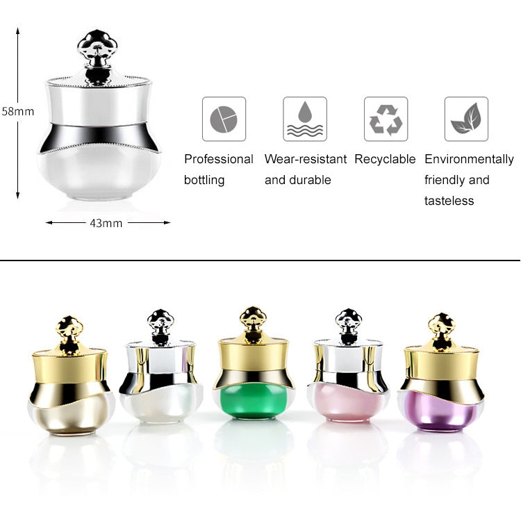 Acrylic Travel Containers with Hard Sealed Lids Suitable for Face Hand Body Cream, 5ml