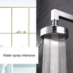 Removable and Washable 304 Stainless Steel Round Pressurized Top Spray Shower Head, Size: 80mm, Pattern C