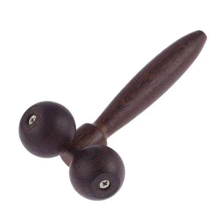 Wenge Solid Wood Manual Roller Massager