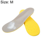1 Pair PU Breathable Soft Sports Shock-absorbing Insole Sweat-absorbent Foot Pad Elastic Shoe Insert, Size: M(6-9 Yards), Size: M(6-9 Yards)