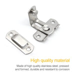 2 PCS Security Door Stainless Steel 90 Degree Right Angle Door Buckle Corner Insert, Door Buckle Corner Insert
