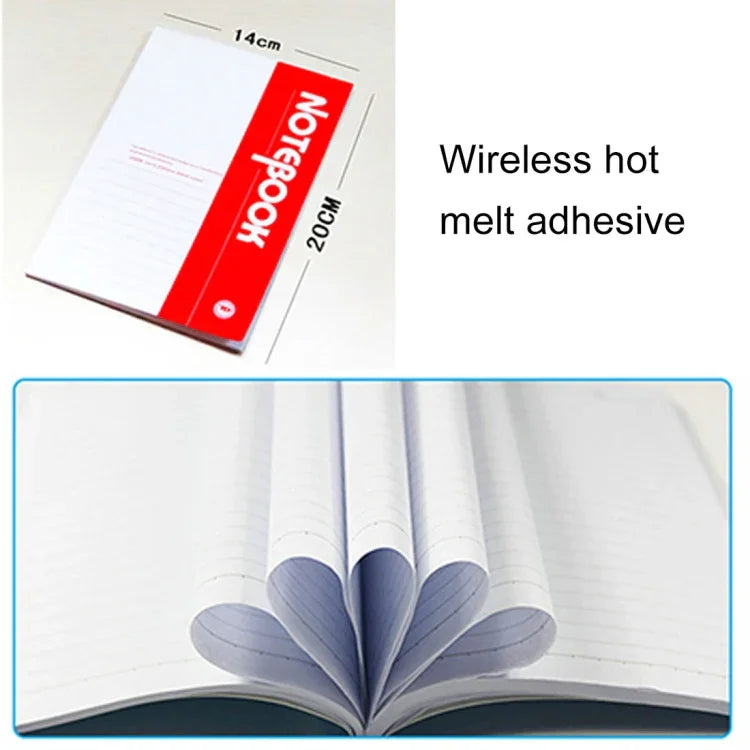 10 PCS 30 Pages A5 Soft Cover Diary Notebook Office Supply, Random Color Delivery, 30 Pages