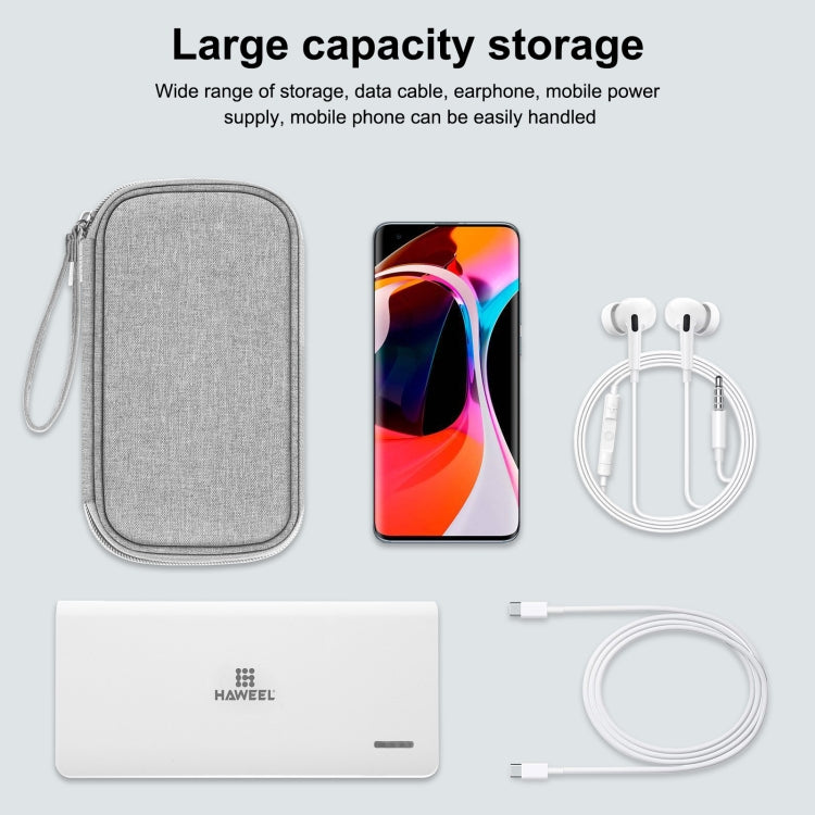 HAWEEL Electronic Organizer Storage Bag for Cellphones, Power Bank, Cables, Mouse, Earphones, Digital Organizer