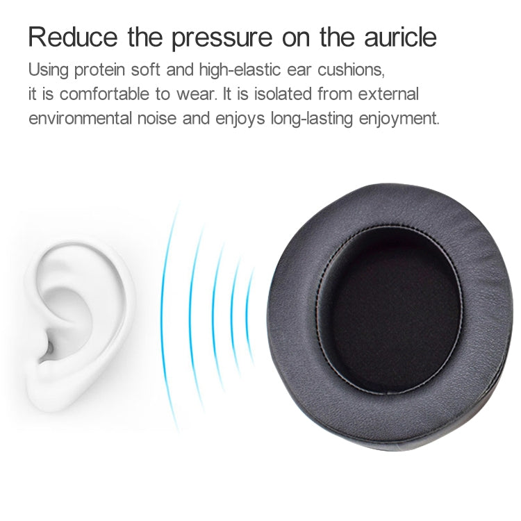 2 PCS For Razer Kraken 7.1 V2 Pro Headphone Cushion Sponge Gel Cover Earmuffs Replacement Earpads, For Razer Kraken 7.1 V2 Pro(Gel)