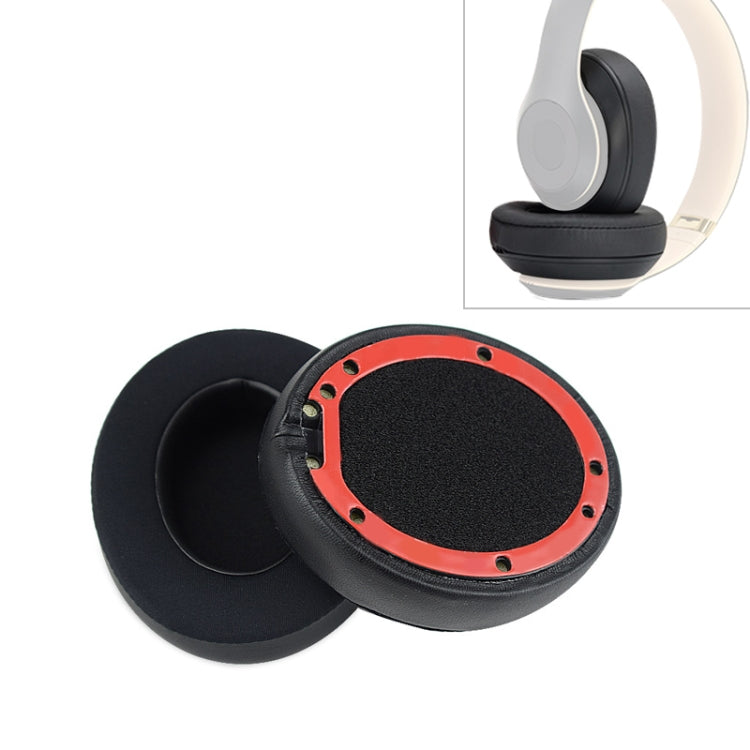 2 PCS For Beats Studio 2.0 / 3.0 Headphone Protective Cover Ice Gel Earmuffs (Grey White), Black, Titanium Color