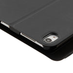 1139B Detachable Bluetooth 3.0 Aluminum Alloy Keyboard + Lambskin Texture Leather Tablet Case for iPad Pro 11 inch (2018), with Three-gear Adjustment / Magnetic / Sleep Function, 1139B