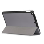 Custer Texture Horizontal Flip Leather Case for  iPad Mini 2019 & Mini 4, with Three-folding Holder & Sleep / Wake-up Function, For iPad Mini 2019 & Mini 4