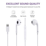 GL069 8 Pin Port Bluetooth Module Pop-up Window Wired Stereo Earphones with Mic, GL069