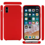 For iPhone XR Four Corners Full Coverage Liquid Silicone Case, For XR, XR