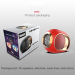 X6 TWS 5W Outdoor Waterproof Bass Wireless Bluetooth Speaker, Support Hands-free / USB / AUX / TF Card