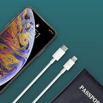 Original Xiaomi Youpin ZMI 20W Quick Charger Power Adapter with Type-C / USB-C to 8 Pin Charging Cable, US Plug